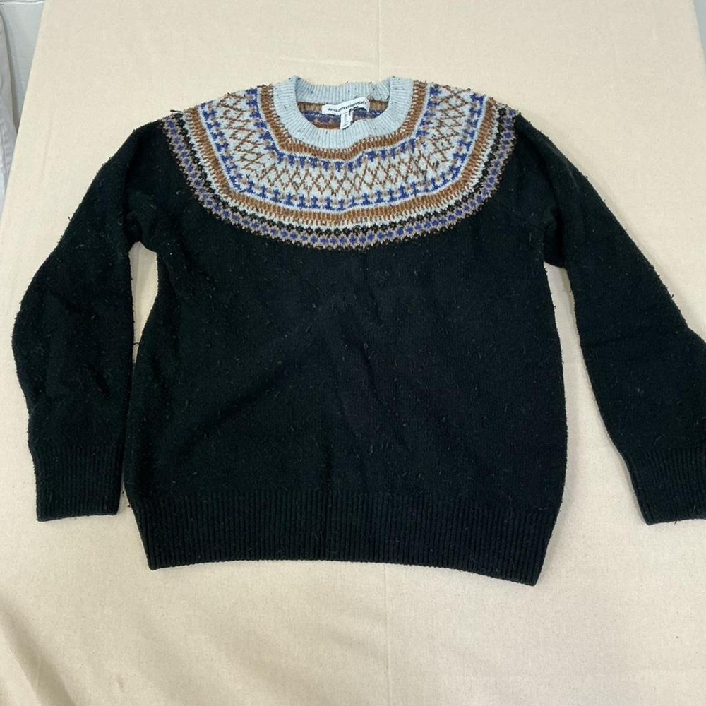 Cozy‎ fair isle knit sweater